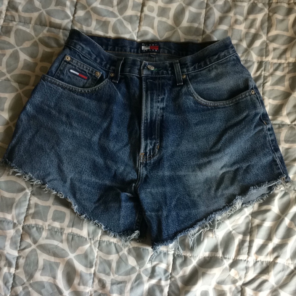 Tommy Hilfiger High Waisted Jean Shorts